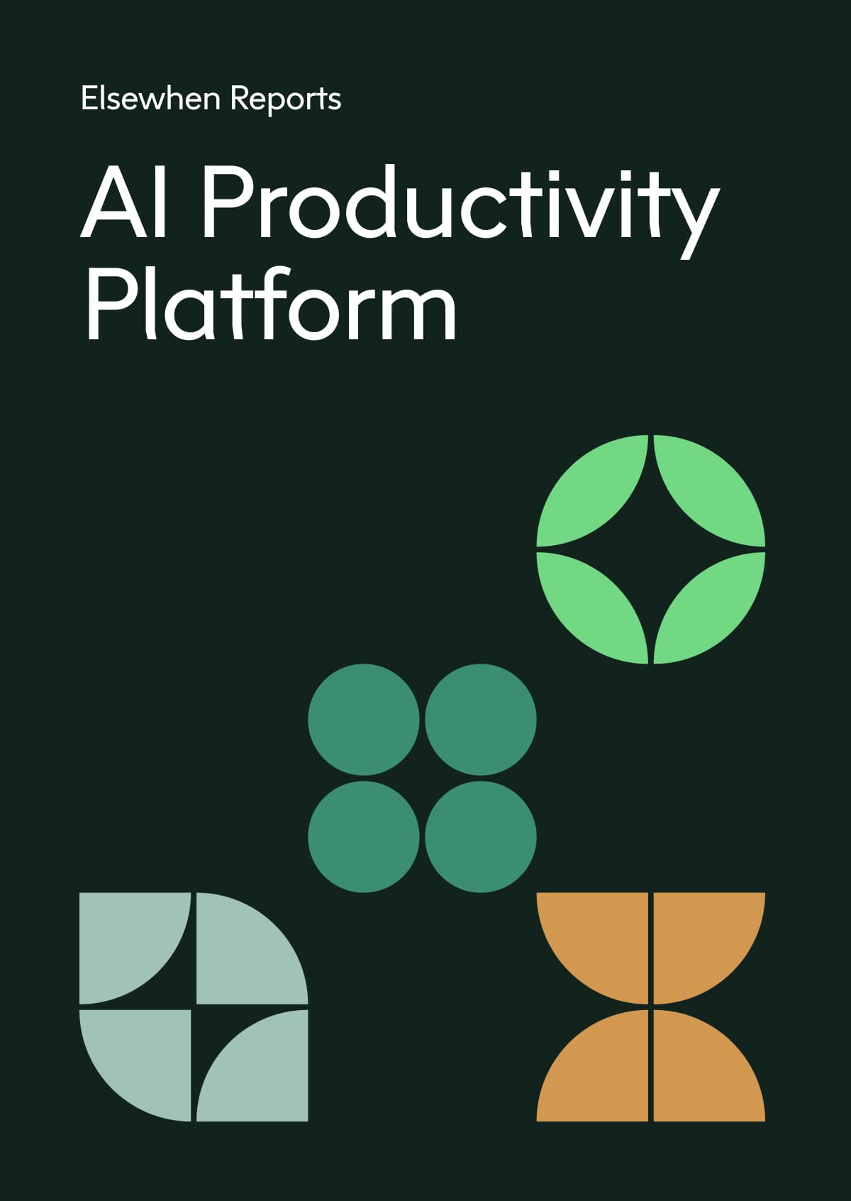 Cover of the Elsewhen report "AI Productivity Platform"