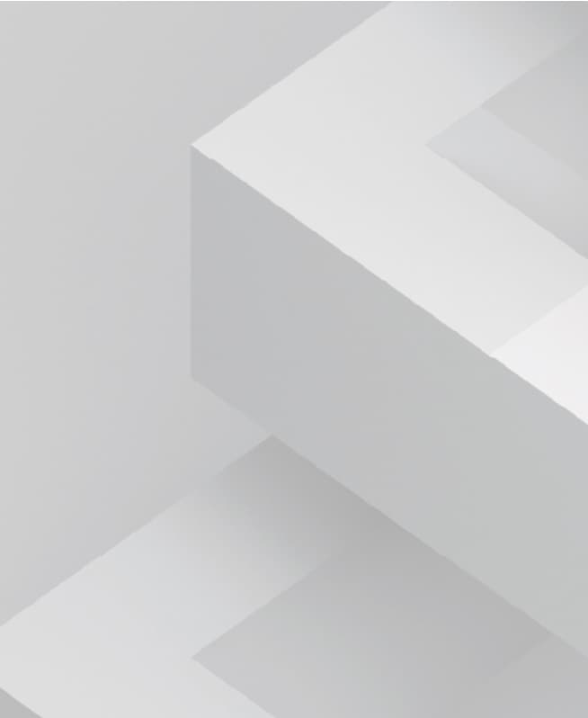 Abstract pale grey isometric blocks and steps on a light grey background