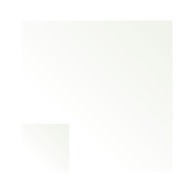 A large grey square with a smaller grey square at its lower left corner