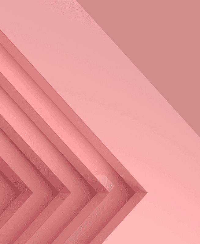 Abstract geometric pink background with overlapping angled lines and shadows on a gradient surface.